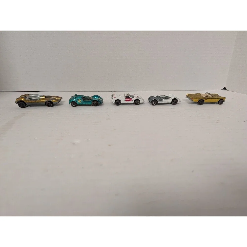 Lot Of 5 Vintage Hot Wheel Redlines